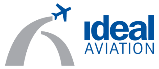 Ideal Aviation Text Logo